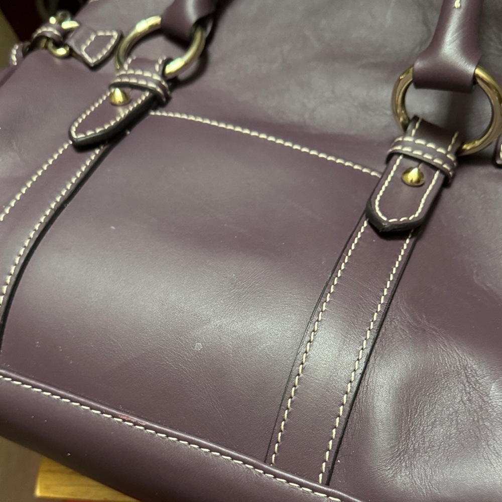 Dooney & Bourke plum satchel - Picture 5 of 6